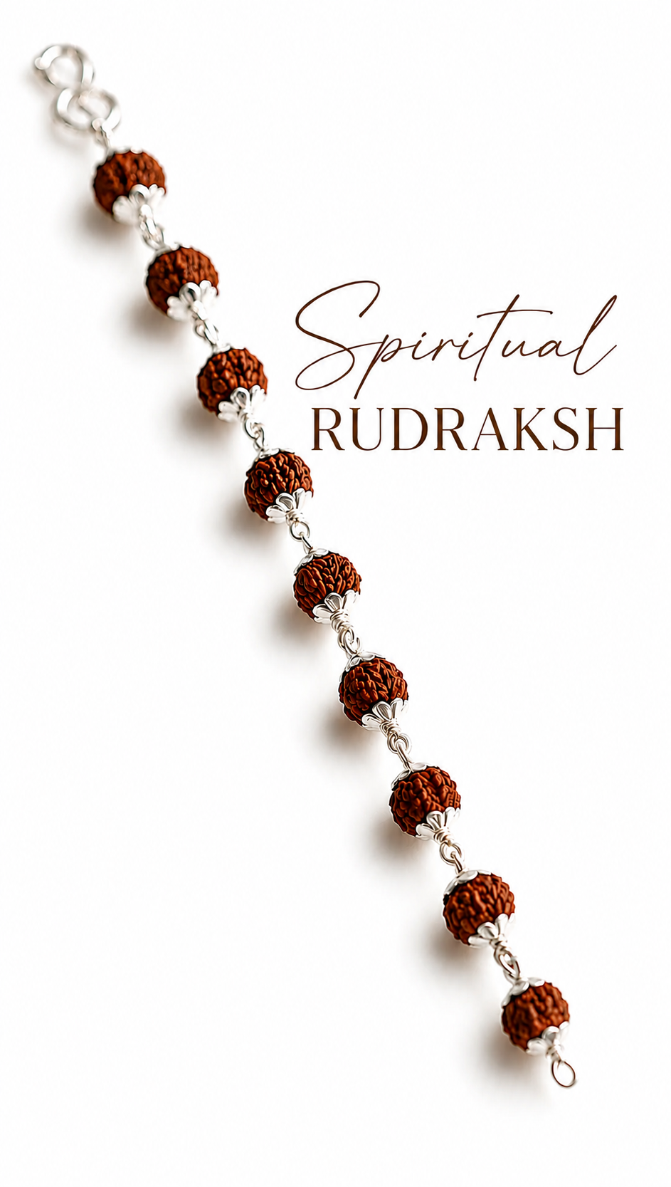 Handcrafted Rudraksh jewellery in silver and gold – pendants, bracelets and malas by S.K Jewellers