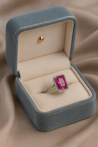 Majestic Magenta Ruby — 925 Silver Rings for Passionate Hearts