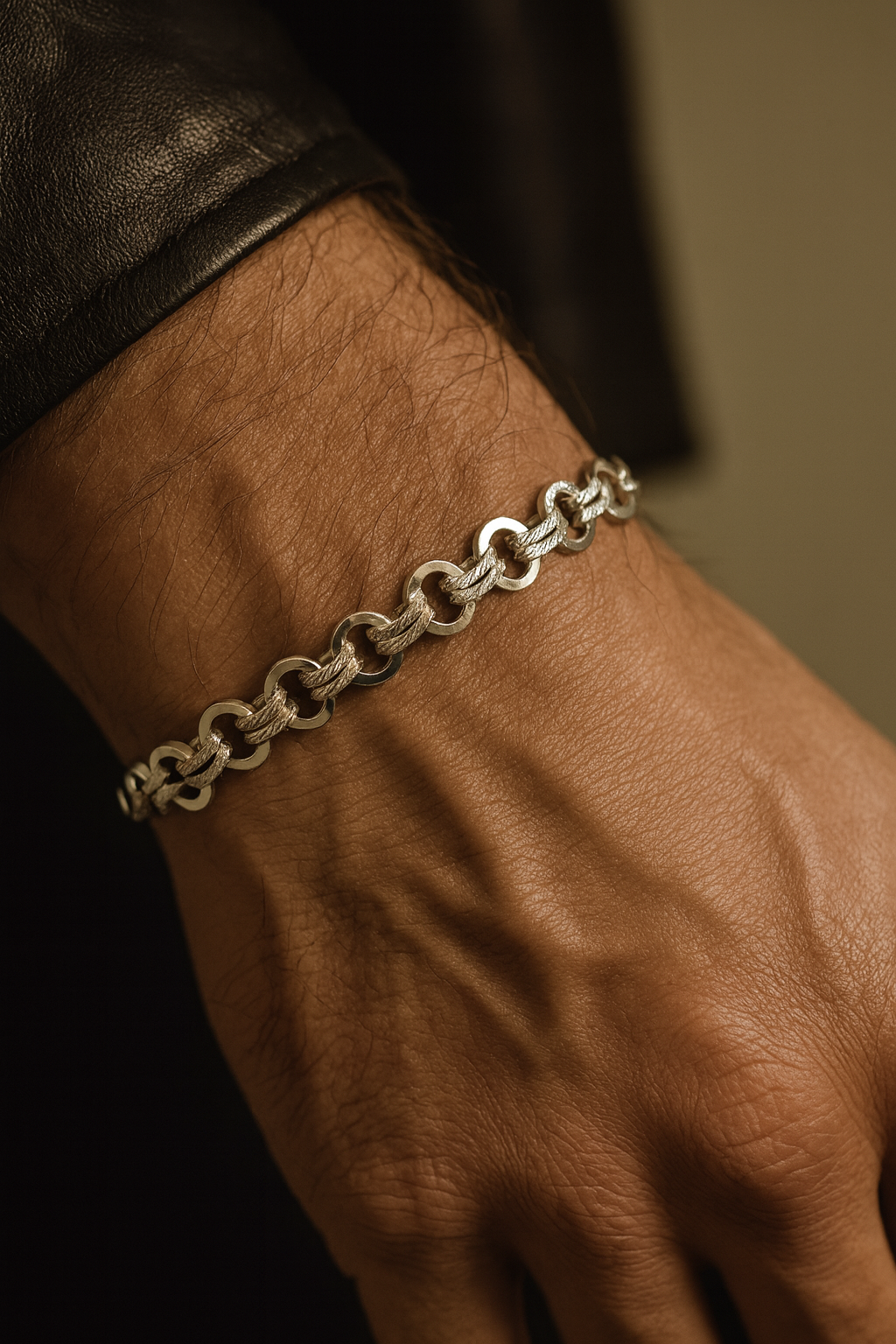 Helix Forge Silver Bracelet – The Strength & Character