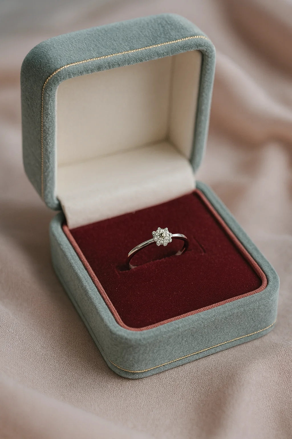 Starlit Promise Cluster — 925 Silver Diamond Rings for Wishes You Wear Daily