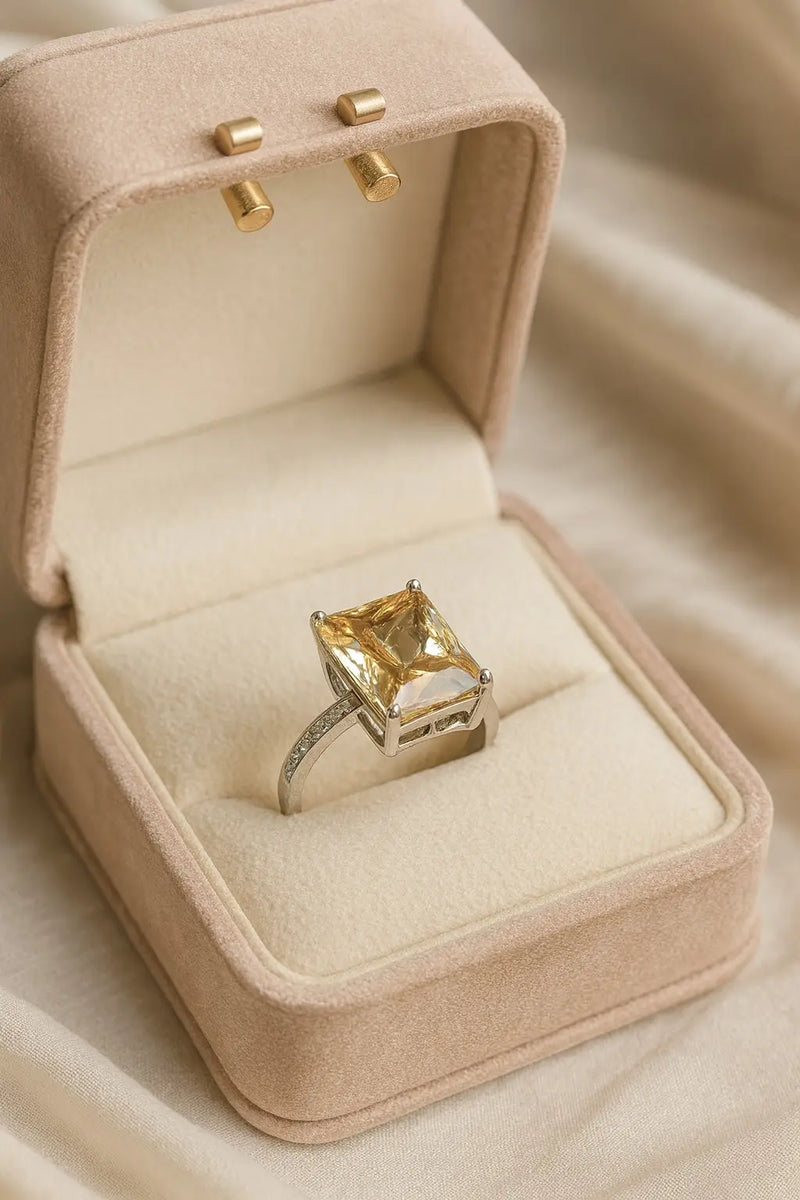 Golden Dawn Citrine — 925 Silver Rings for Radiant New Beginnings