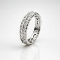 Eternal Brilliance — 925 Silver Diamond Rings for Unforgettable Moments