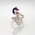 Peacock Elegance — 925 Silver Rings for a Dance of Grace