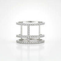 The Infinite Radiance — 925 Silver Diamond Rings for Unending Brilliance