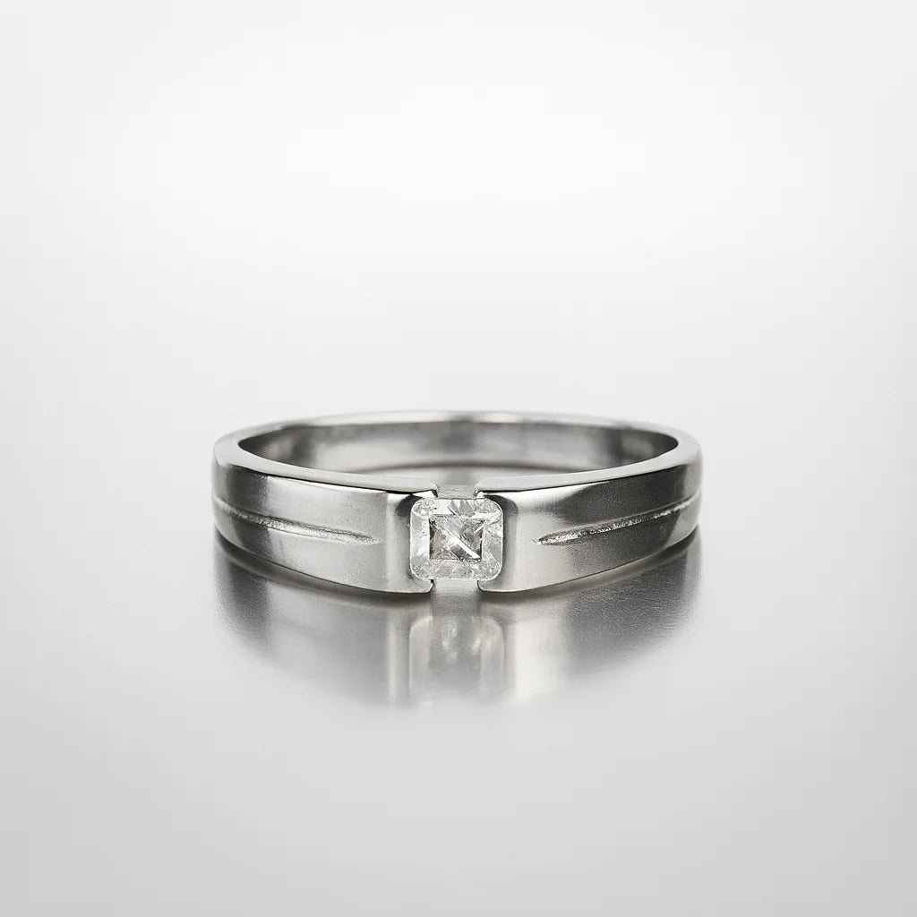 Eternal Solstice — 925 Silver Solitaire Rings for Timeless Brilliance