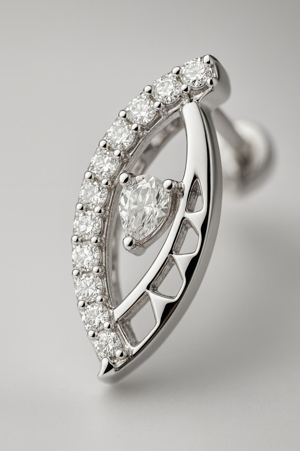 Silver Earring with