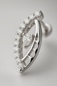 Silver Earring with