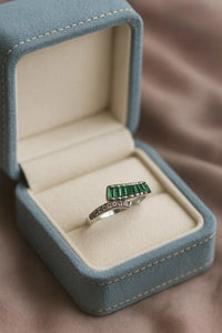 The Enchanted Emerald — 925 Silver Rings for a Touch of Nature's Majesty
