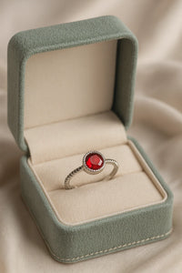 Crimson Symphony — 925 Silver Ruby Rings for Passionate Elegance
