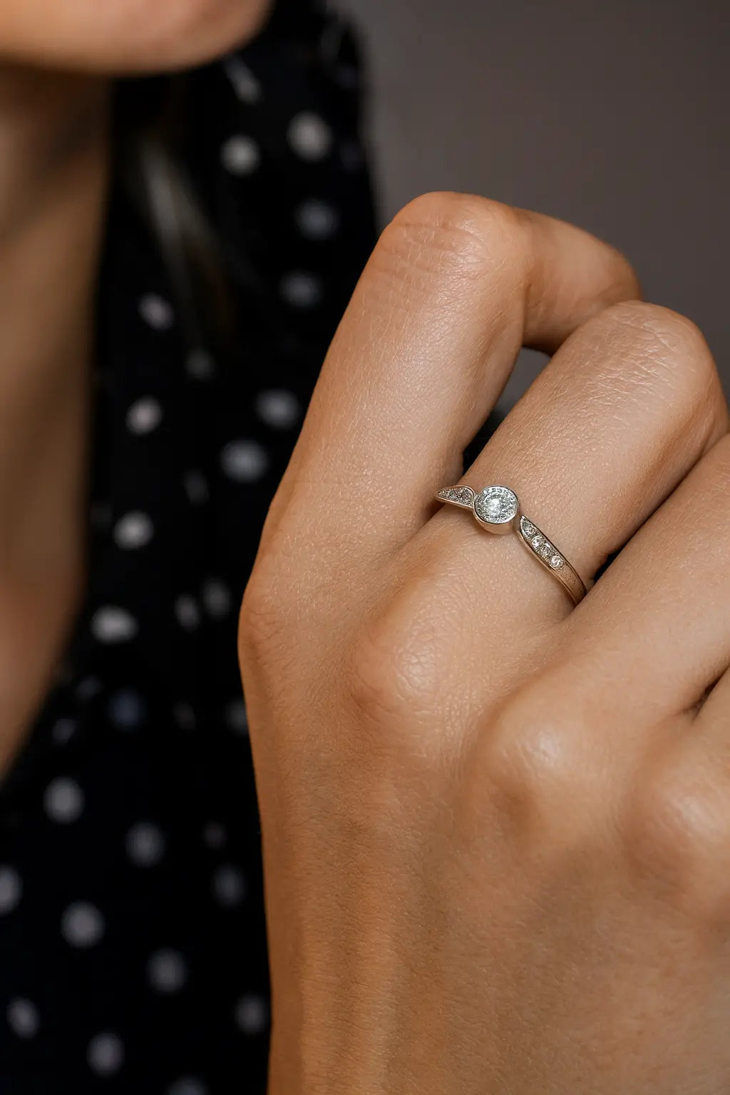 Moonlit Elegance — 925 Silver Solitaire Rings for a Love Illuminated