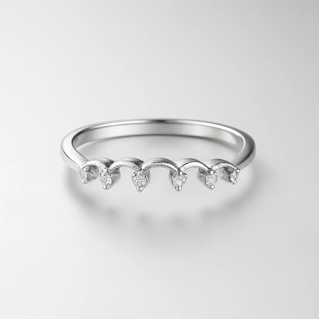 Whispering Elegance — 925 Silver Diamond Rings for Subtle Sophistication
