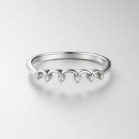 Whispering Elegance — 925 Silver Diamond Rings for Subtle Sophistication
