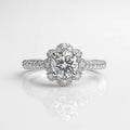The Forever Bloom Rings — 925 Pure Silver with solitaire Sparkle for Everlasting Love