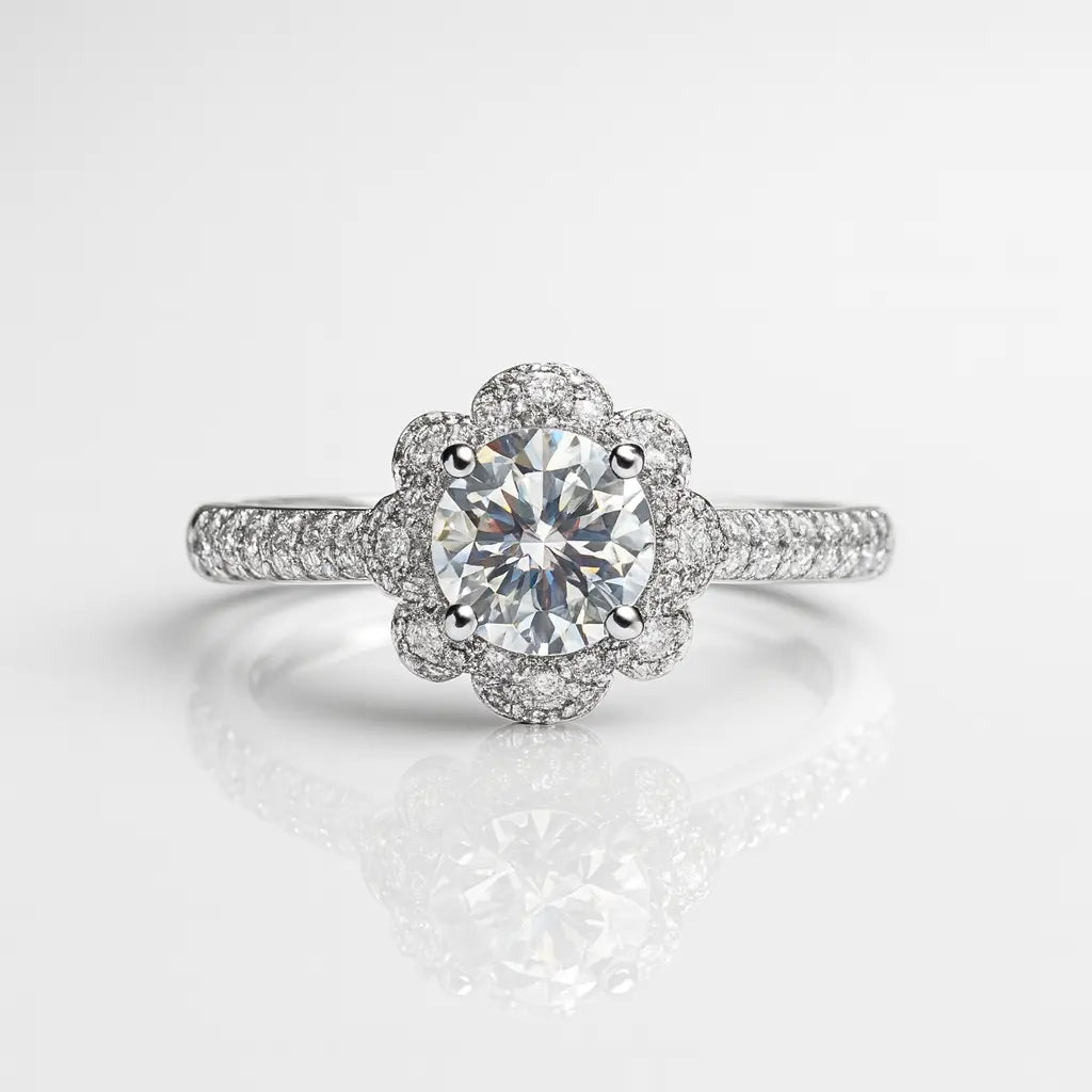 The Forever Bloom Rings — 925 Pure Silver with solitaire Sparkle for Everlasting Love