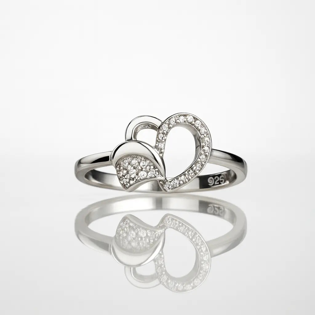 Eternal Heartbeat — 925 Silver Heart Rings for Love That Shines Forever
