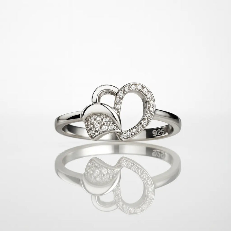Eternal Heartbeat — 925 Silver Heart Rings for Love That Shines Forever