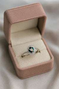 Midnight Whisper — 925 Silver Sapphire Rings for Secret Allure