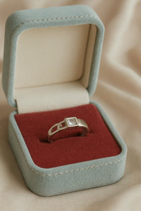 Crystal Bonds — 925 Silver Solitaire Rings Symbolizing Unbreakable Connections