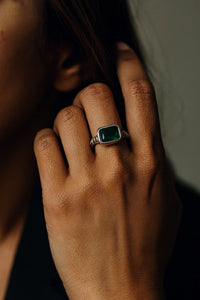 Emerald Reverie — 925 Silver Rings for Timeless Emerald Charm