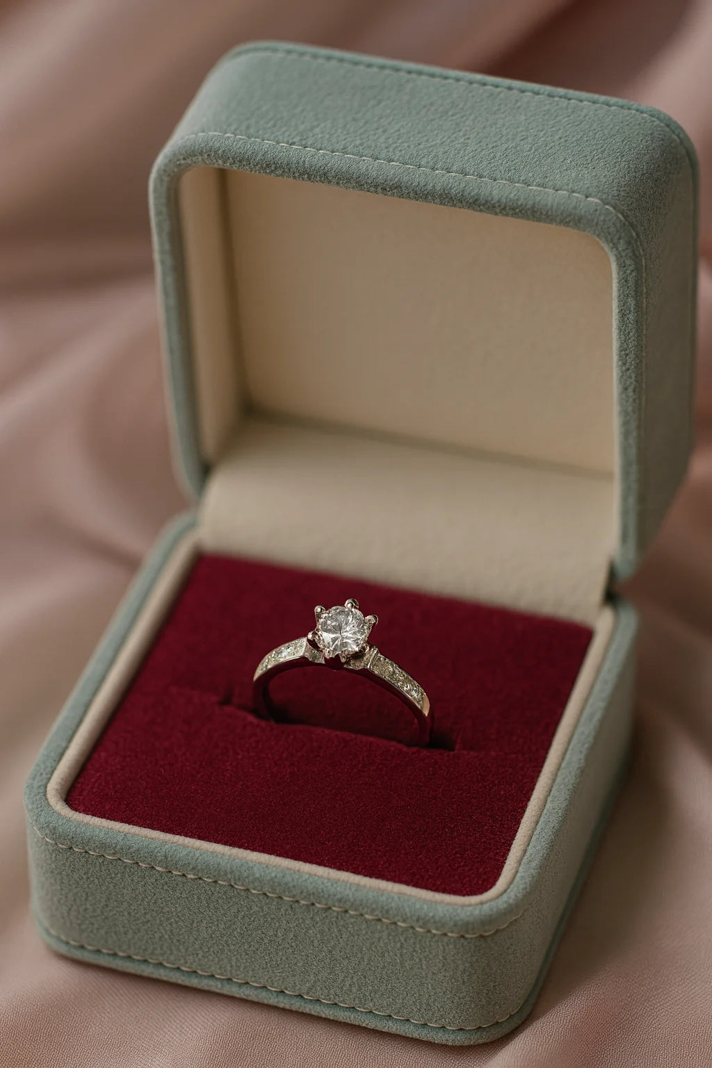 Serene Promise Constellation — 925 Silver Solitaire Diamond Rings for Forever Moments