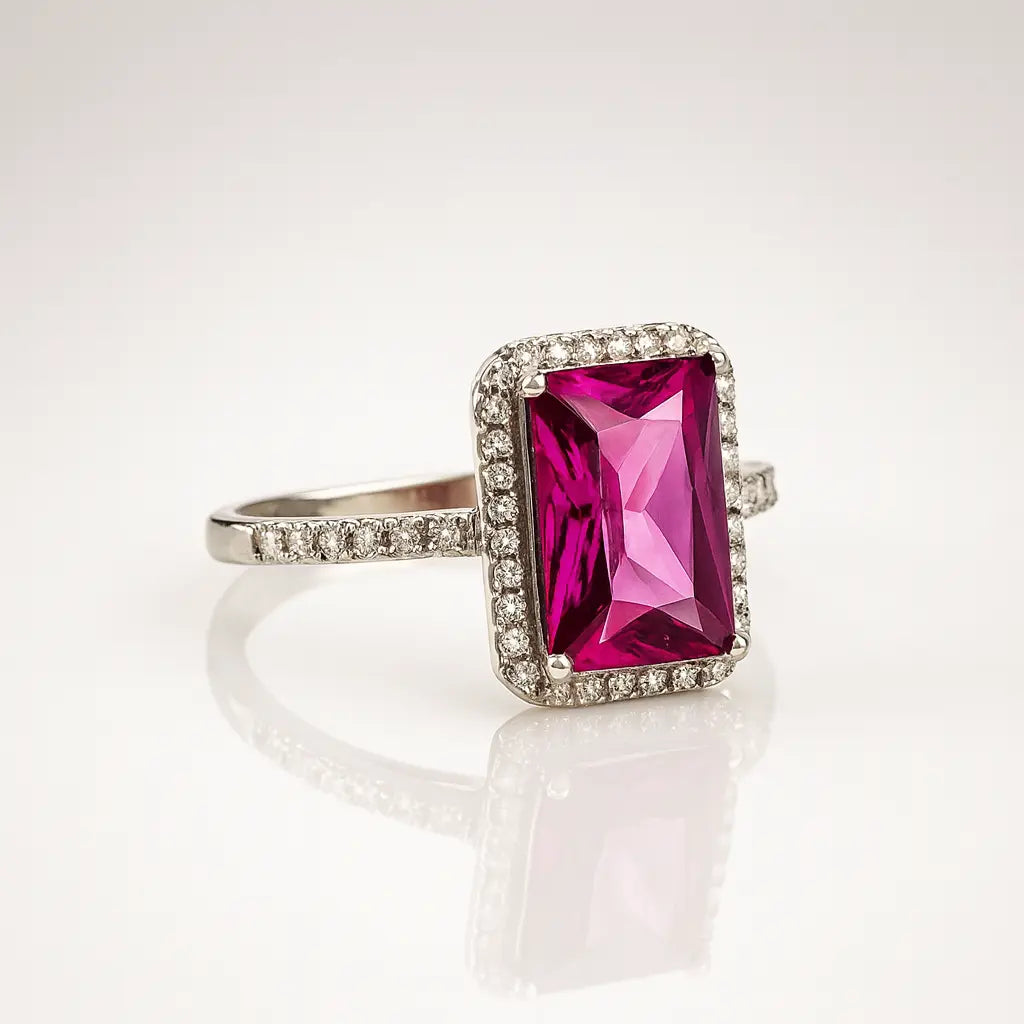Majestic Magenta Ruby — 925 Silver Rings for Passionate Hearts