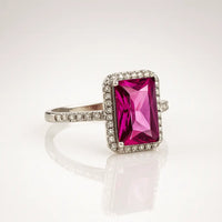 Majestic Magenta Ruby — 925 Silver Rings for Passionate Hearts