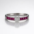 The Majestic Ruby Radiance — 925 Silver Rings for Unforgettable Moments
