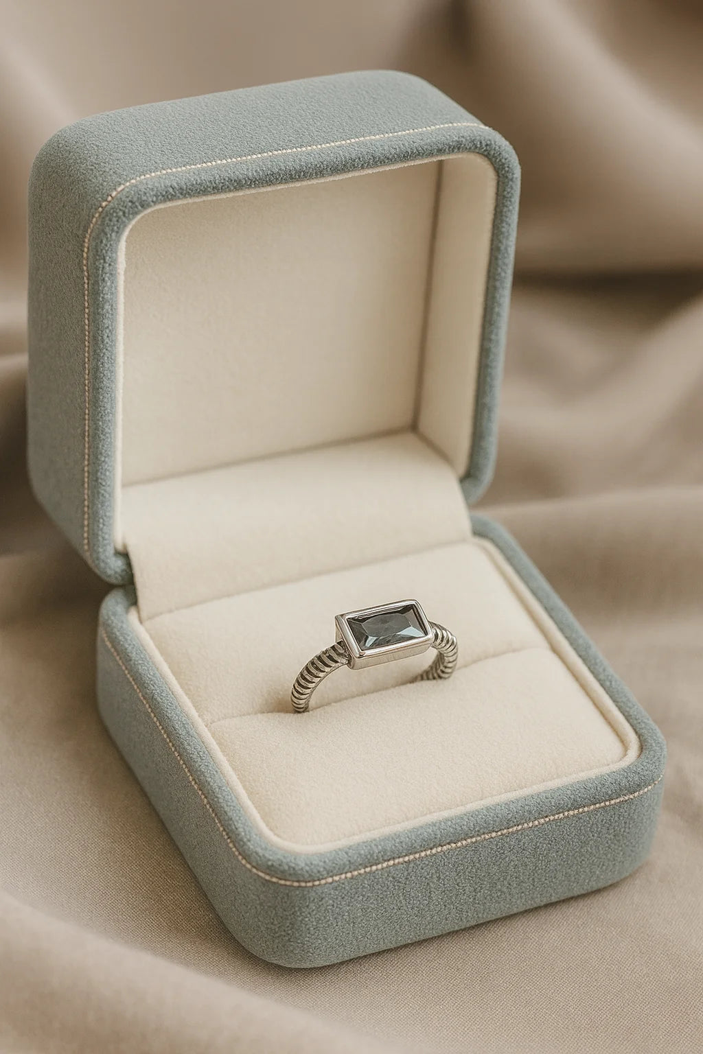 Shadow Serenade — 925 Silver Hematite Rings for Subtle Sophistication