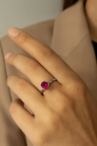 The Crimson Passion Ruby — 925 Silver Ruby Rings That Evoke Timeless Affection