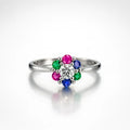 The Enchanted Blossom — 925 Silver Floral Rings for Vibrant Elegance