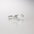 The Eternal Shine of Diamante — Exquisite Silver Solitaire Rings