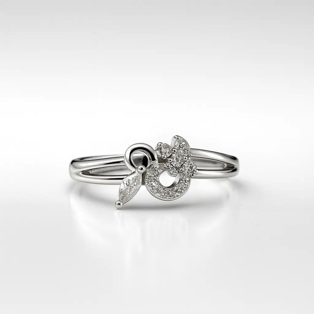 Whispering Elegance — 925 Silver Floral Rings for Timeless Charm