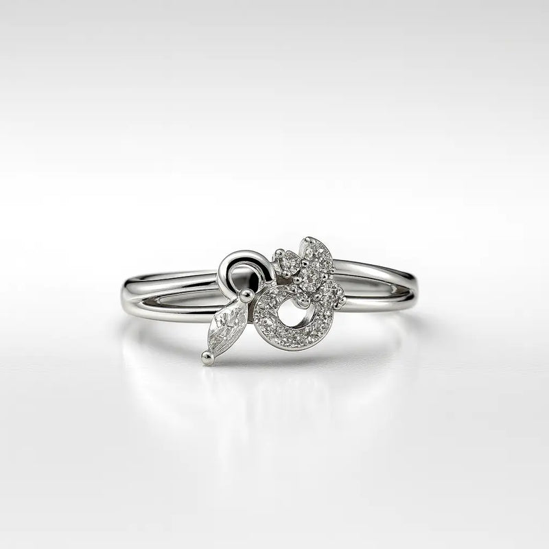 Whispering Elegance — 925 Silver Floral Rings for Timeless Charm