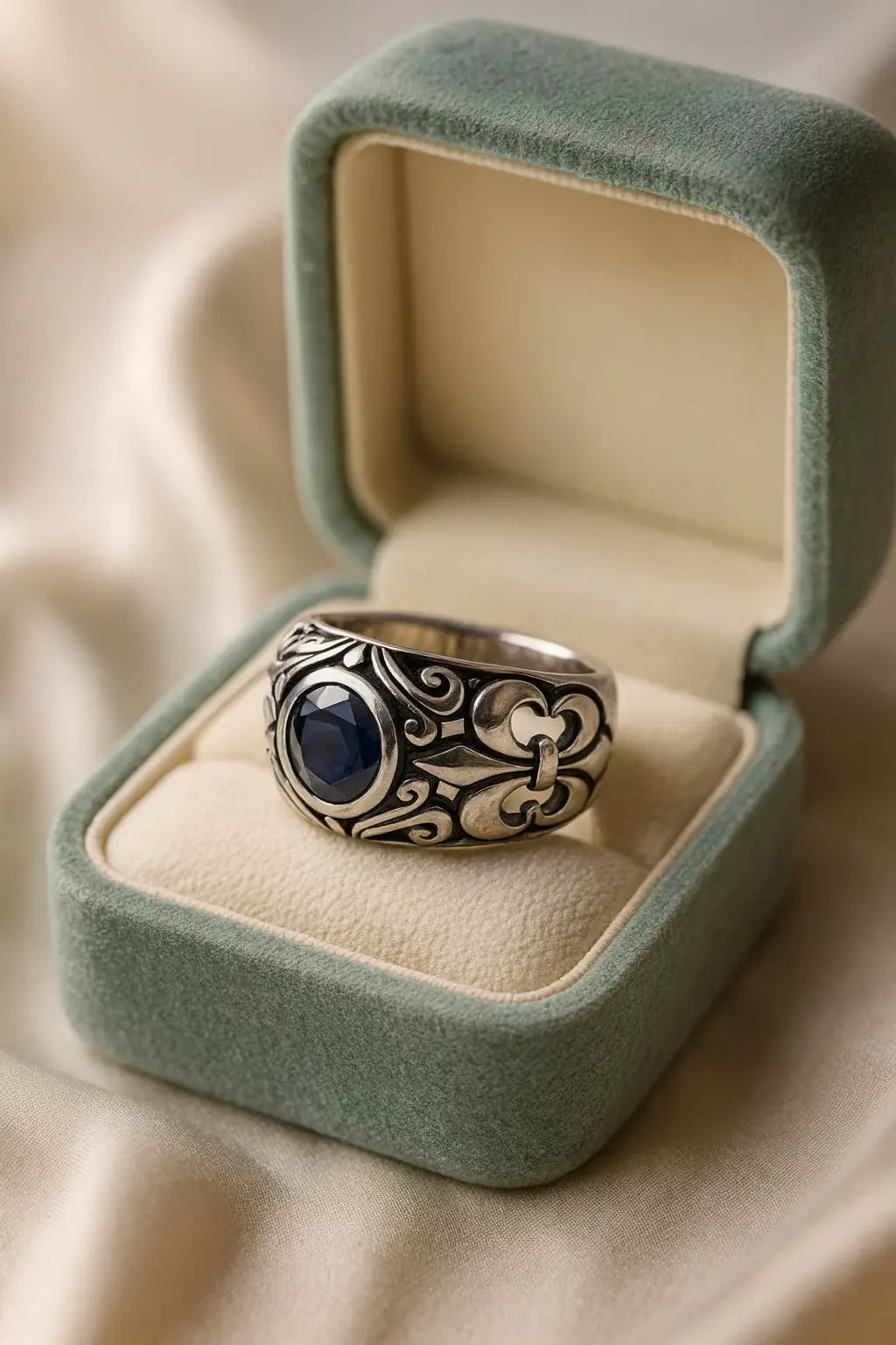 The Legacy — 925 Oxidised Silver Rings for Timeless Elegance