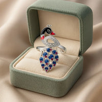 Peacock Elegance — 925 Silver Rings for a Dance of Colors