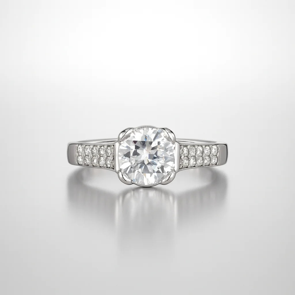 Pure Radiance — 925 Silver Diamond Rings for Unforgettable Beauty