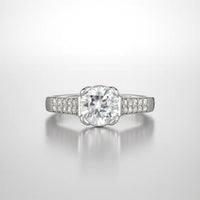 Pure Radiance — 925 Silver Diamond Rings for Unforgettable Beauty