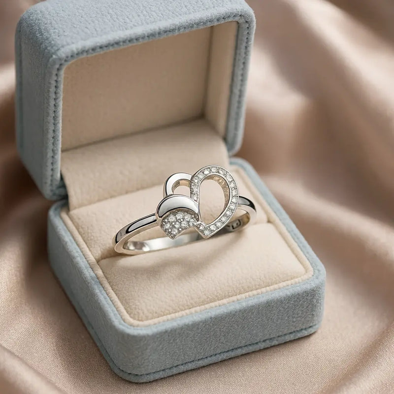 Eternal Heartbeat — 925 Silver Heart Rings for Love That Shines Forever