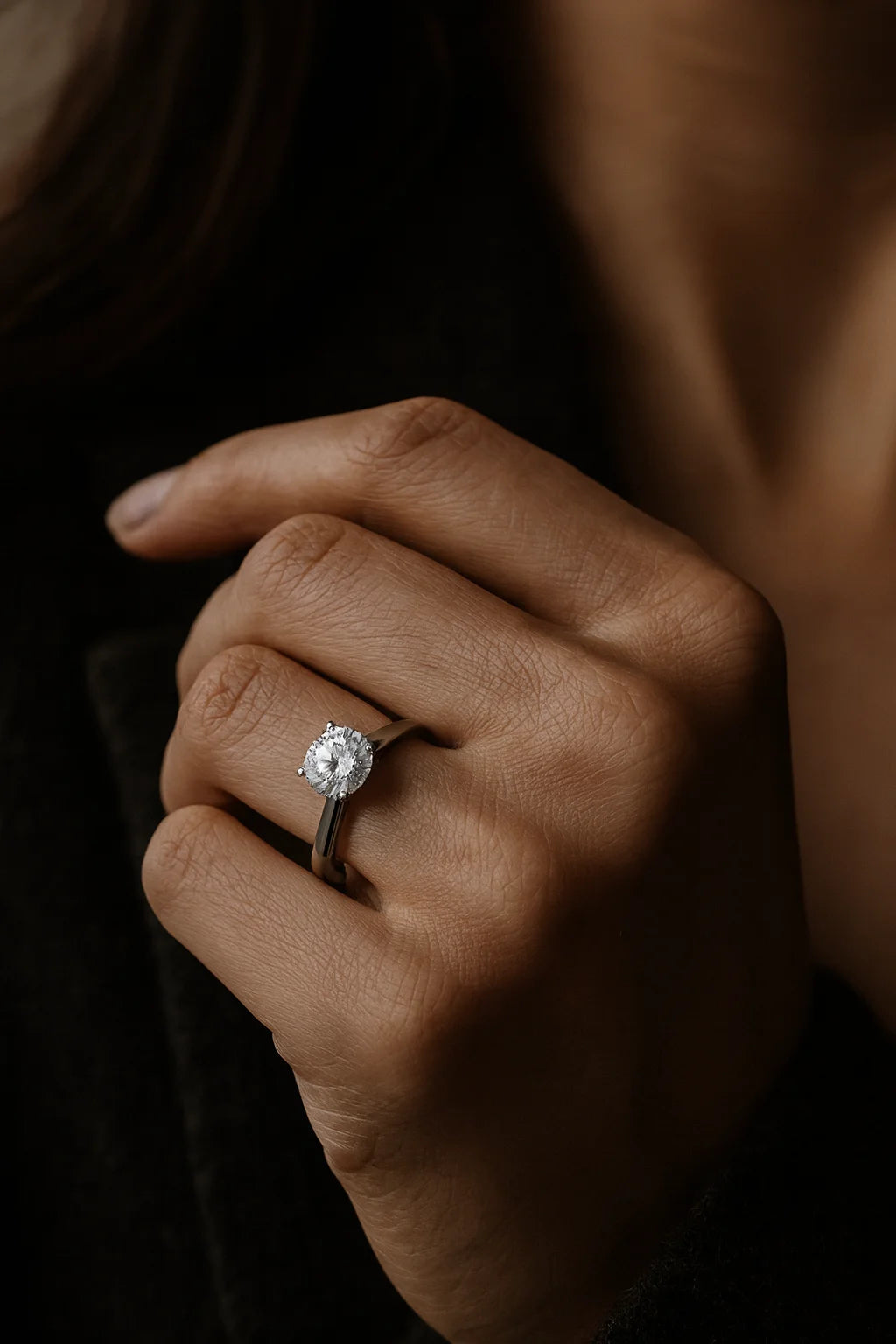 Celestial Radiance — 925 Silver Diamond Rings for Heavenly Allure