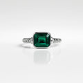 Emerald Reverie — 925 Silver Rings for Timeless Emerald Charm