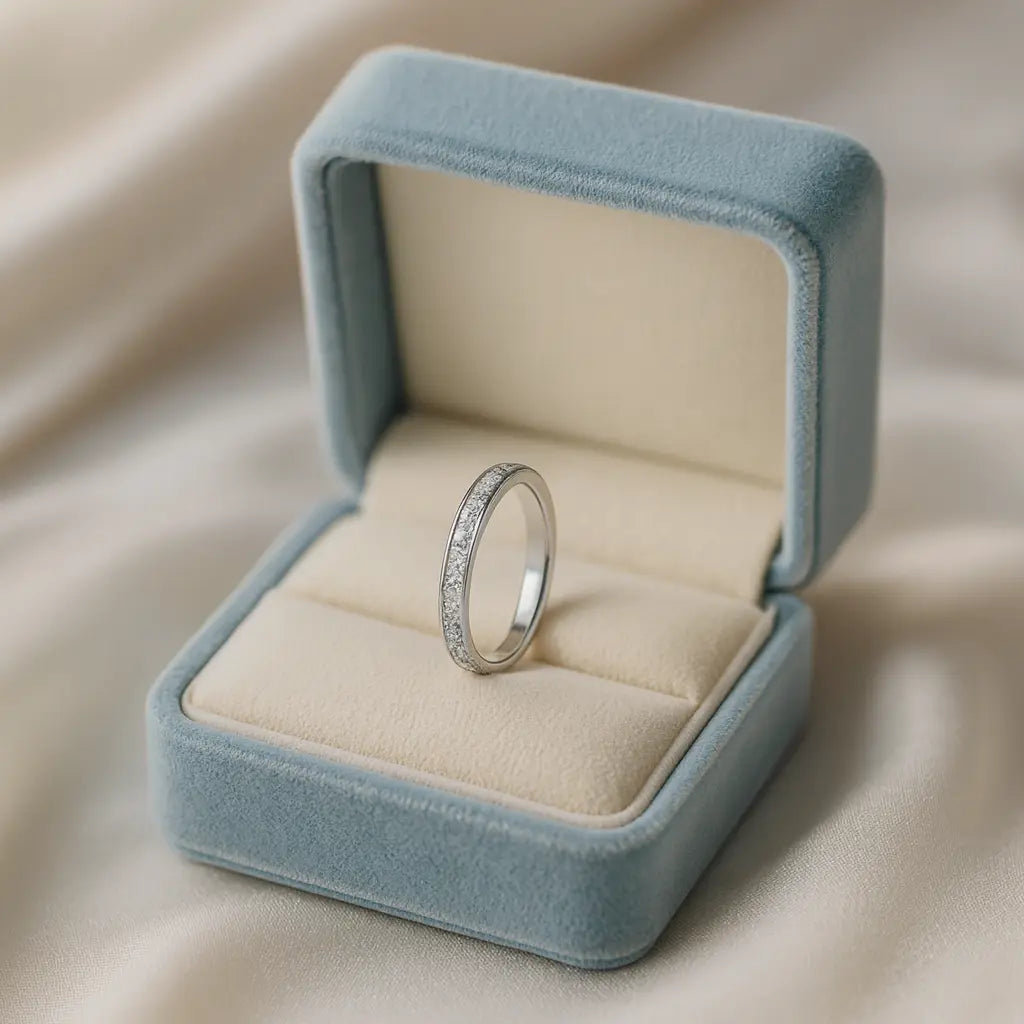 Eternal Whisper — 925 Silver Diamond Rings for Unspoken Elegance