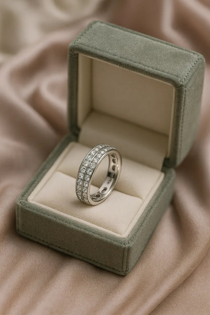 Eternal Brilliance — 925 Silver Diamond Rings for Unforgettable Moments