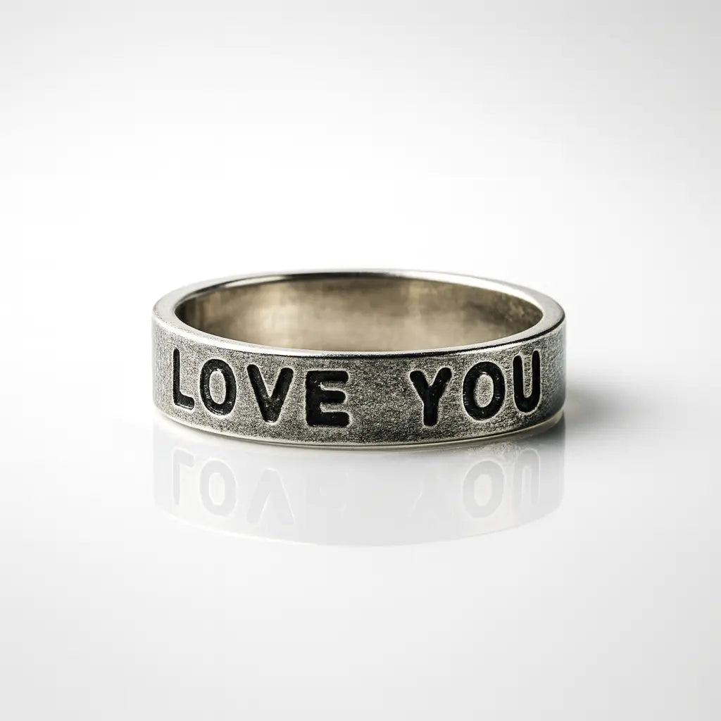 925 Pure Silver Love You Promise Band — A Timeless Rings of Affection, Commitment & Everyday Romance