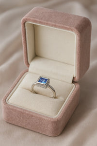 Azure Symphony — 925 Silver Rings with Sapphire Radiance
