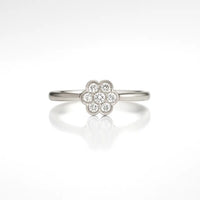 Blossom Radiance — 925 Silver Floral Rings for a Blooming Elegance