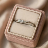 Whispering Elegance — 925 Silver Diamond Rings for Subtle Sophistication