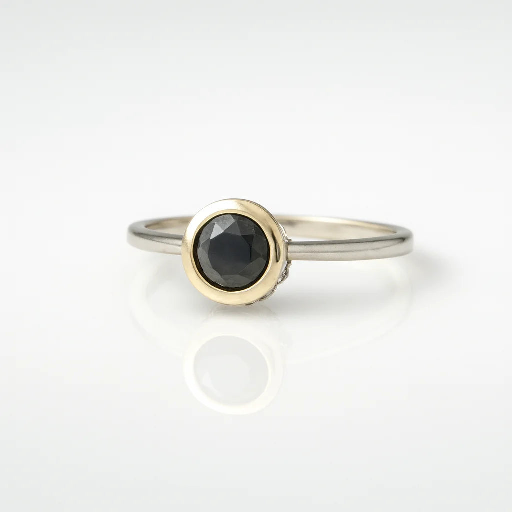Twilight Enigma — 925 Silver Black Onyx Rings for Mysterious Elegance