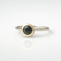 Twilight Enigma — 925 Silver Black Onyx Rings for Mysterious Elegance
