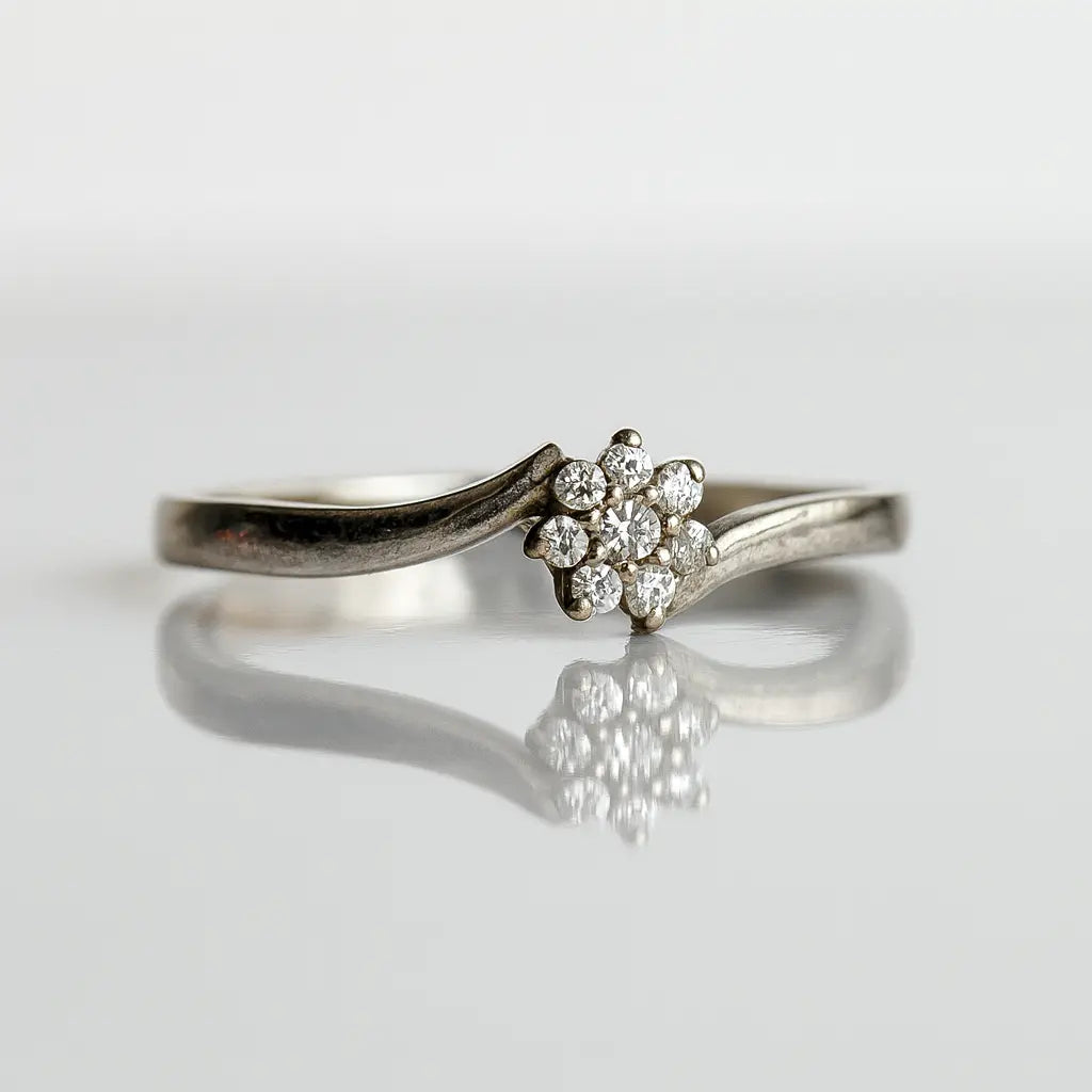 The Infinite Elegance — 925 Floral Diamond Rings Celebrating Endless Love