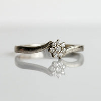 The Infinite Elegance — 925 Floral Diamond Rings Celebrating Endless Love